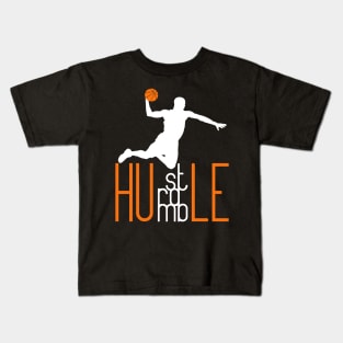 Basketball Player Dunking Kids T-Shirt